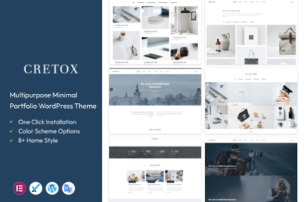 Cretox - Multipurpose Portfolio WordPress Theme