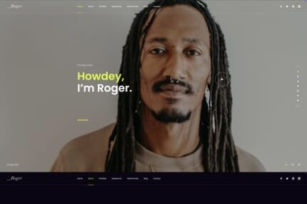 Roger Day. - Personal CV/Resume WordPress Theme