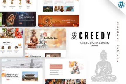 Creedy - Religion, Church WordPress Theme