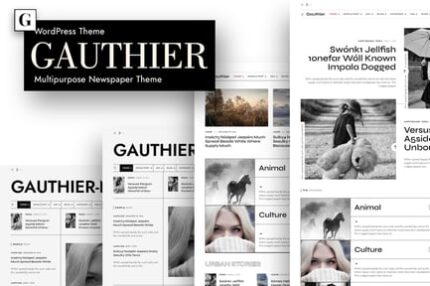 Gauthier – Multipurpose Newspaper  WordPress Theme