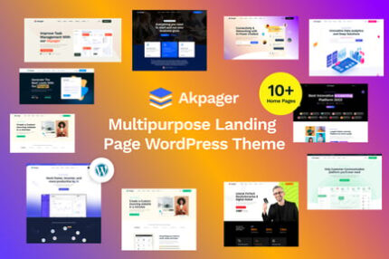 Akpager - Landing Page Elementor WordPress Theme