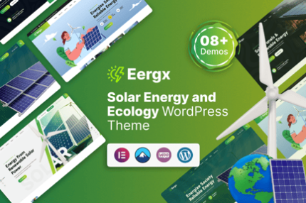 Eergx - Ecology & Solar Energy WordPress Theme