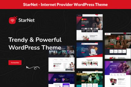 StarNet - Internet Provider WordPress Theme