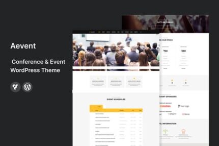 Aevent - Conference & Event WordPress Theme