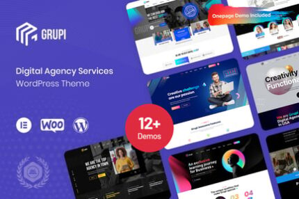 Grupi - Digital Agency WordPress Theme