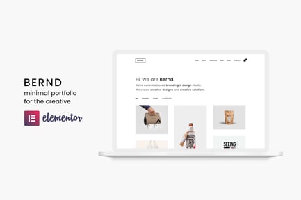 Bernd - Minimal WordPress Portfolio Theme