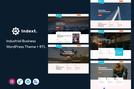 Indext - Industrial Business WordPress Theme