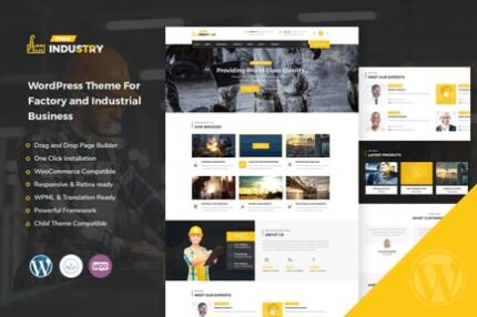 Industry - Factory and Industrial WordPress Theme