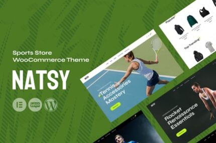 Natsy - Sports Store WooCommerce Theme