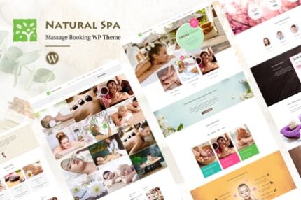 Natural Spa - Massage Booking Wordpress Theme