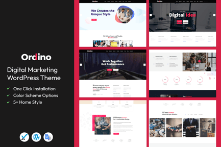 Ordino - Digital Marketing WordPress Theme