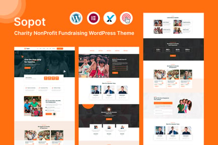 Sopot - Charity Fundraising WordPress Theme