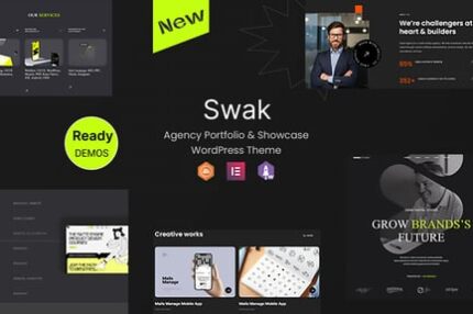 Swak - Agency Portfolio & Showcase WordPress Theme