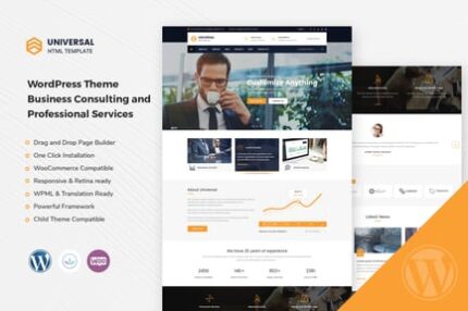 Universal - Business Consulting WordPress Theme