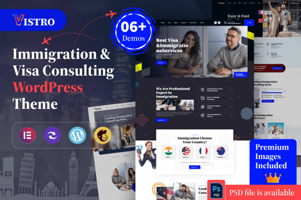 Vistro - Immigration Visa Consulting WordPress The