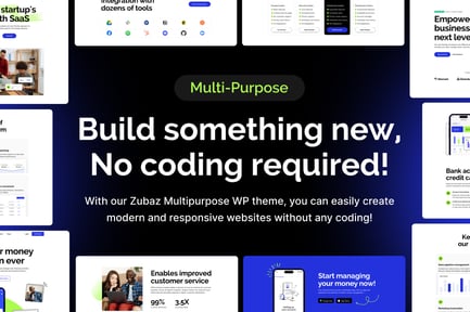 Zubaz - SaaS & Startup WordPress Theme