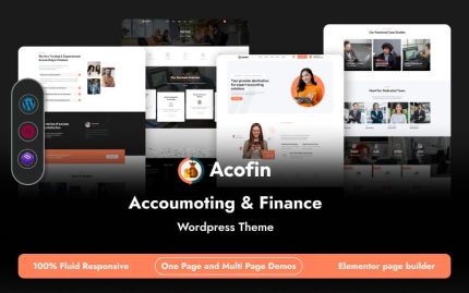 Acofin - Accounting & Finance Wordpress Theme