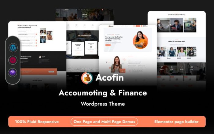 Acofin - Accounting & Finance Wordpress Theme