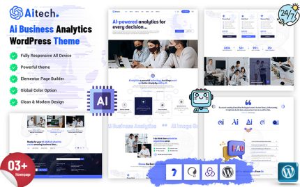 Aitach - Ai Business Analytics WordPress Theme