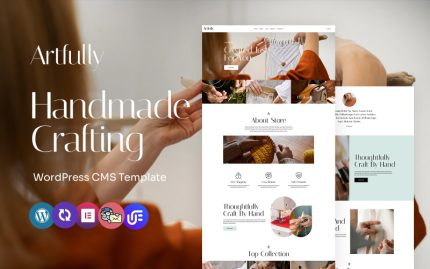 Artfully - Handmade And Crafting Multipurpose WordPress Elementor Theme