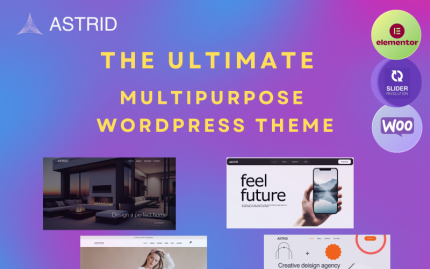 Astrid – Creative WordPress Theme for Businesses, Portfolios and Online Stores
