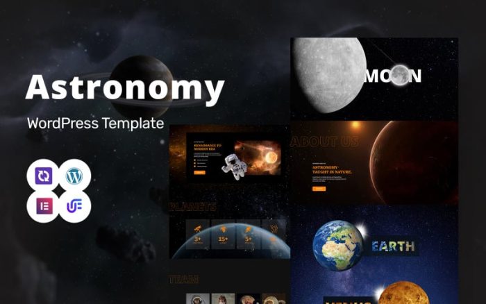 Astronomy - Astronomy Multipurpose WordPress Elementor Theme