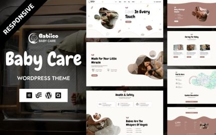 Babiico - Baby Care & Baby Sitter WordPress Elementor Theme