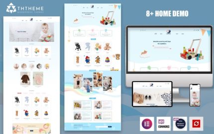BabyShop - Kids Store Fashion & Toys Elementor WordPress Theme