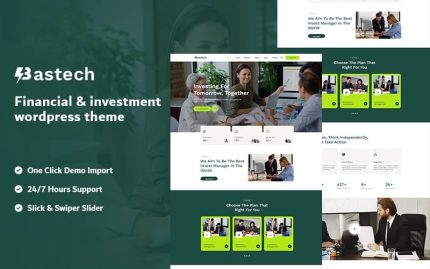 Bastech - Financial & Investment WordPress Theme