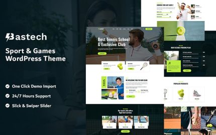 Bastech - Sport & Games WordPress Theme