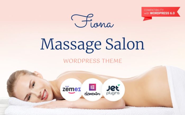 Beauty Spa & Massage Salon Responsive WordPress Theme
