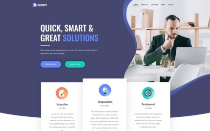 Biznory - Business WordPress Elementor Theme