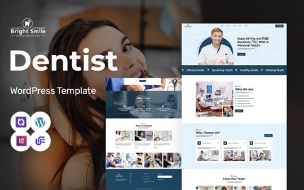 Bright smile - Dental Clinic And Dentist WordPress Elementor Theme