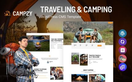 Campzy - Traveling And Camping WordPress Theme