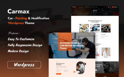 Carmax - Car Painting & Modification Wordpress Theme