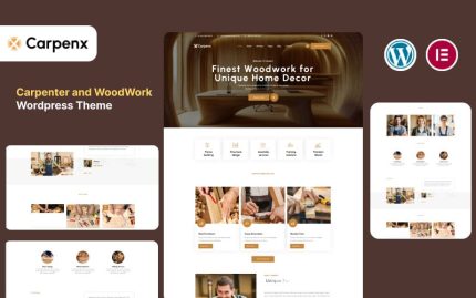 Carpenx - Carpenter and Craftsman WordPress Theme
