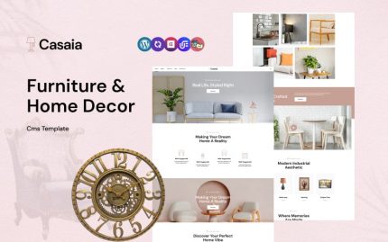 Casaia - Furniture And Home Decor Multipurpose Responsive WordPress Theme