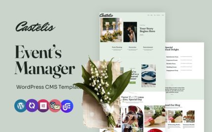 Castelis - Event Planner And Organizer Multipurpose WordPress Elementor Theme