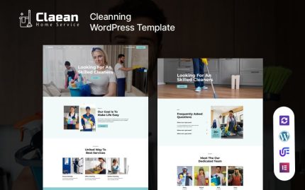 Claean - Cleaning And Maintenance Service WordPress Theme