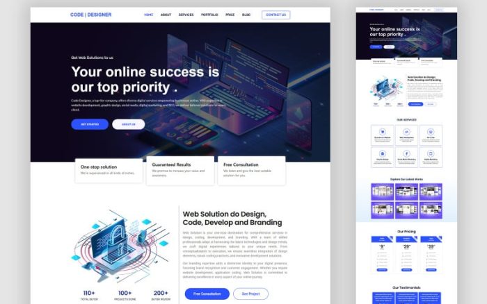 Code Designer - Creative Agency & Portfolio WordPress Theme