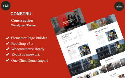 Constru - Construction Wordpress Theme