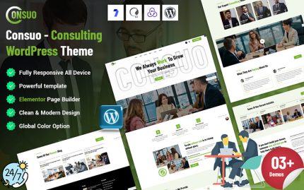 Consuo - Consulting WordPress Theme