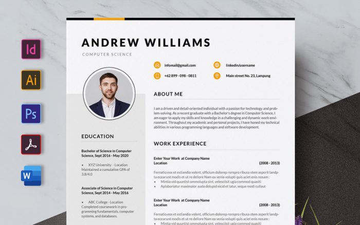 Elegant Resume / CV Template