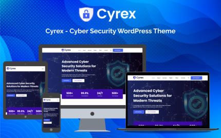 Cyrex - Cyber Security WordPress Theme