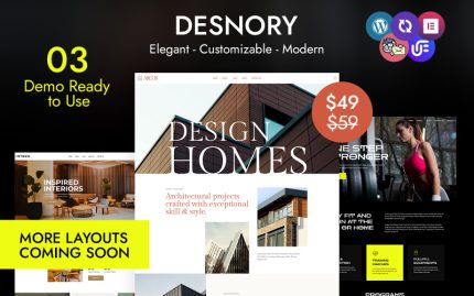 Desnory - Premier Multipurpose WordPress CMS Elementor Theme
