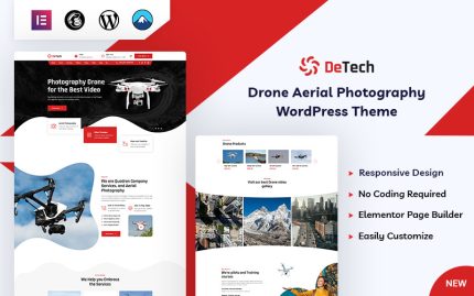 Detech - Drone WordPress Theme