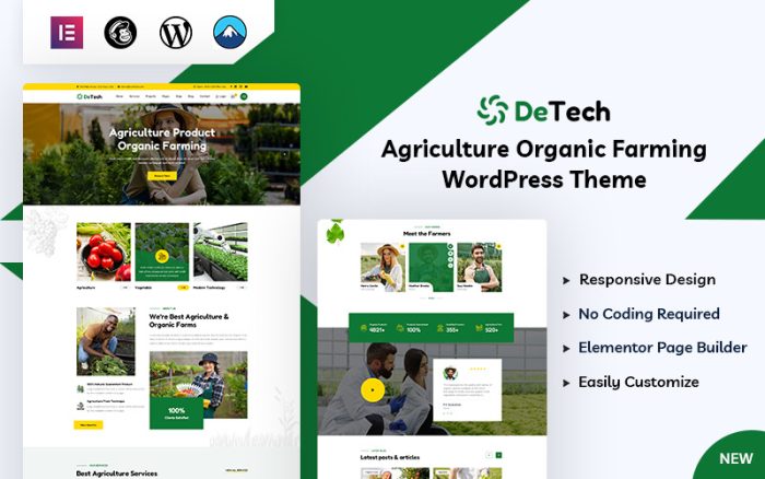 Detech - Gardening WordPress Theme