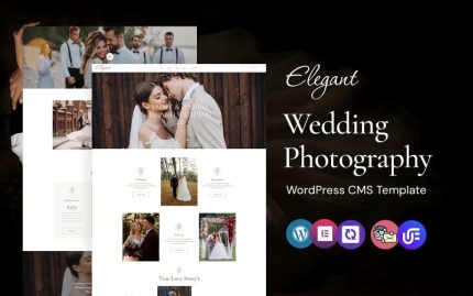 elegant - Wedding Photography and Studio WordPress Elementor Theme