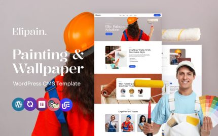 Elipain - Painting & Wallpapering Multipurpose WordPress Elementor Theme