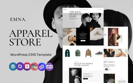 Emna - Apparels And Clothing Multipurpose WordPress Elementor Theme
